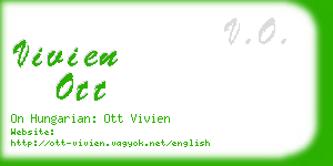 vivien ott business card